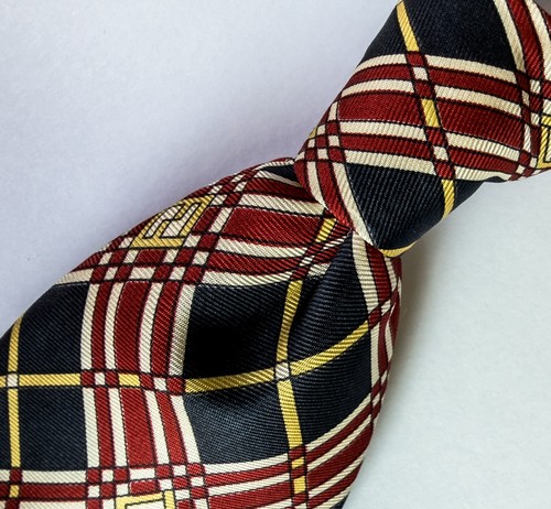Cravatta fendi seta plaid - seta,