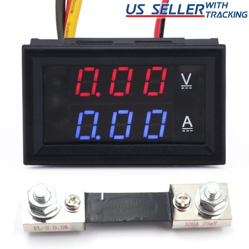 Voltmetro 100v 100a - voltmetro, dc