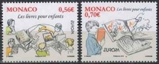 s53357 MONACO 2010 MNH** EUROPA CEPT libri dell'infanzia 2v