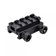 SOFTAIR M4 RIALZO METALLO 1/2 POLLICE SLITTA WEAVER 4 SLOT JS-RT4L JS-TACTICAL 