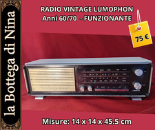 Radio vintage lumophon anni - lumophon,