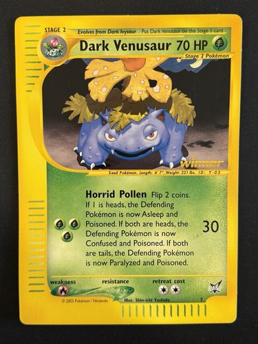 Dark venusaur jumbo winner - jumbo,