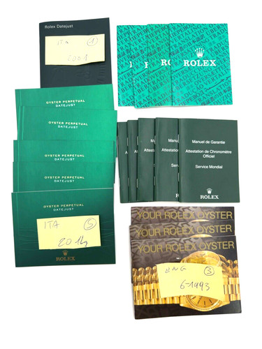 Rolex vari booklet libretti - rolex,