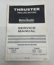 Manual service motori elettrici Thruster cod. 90/877331 nautica accessori 