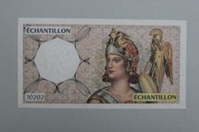 Francia - Banconota stampa di prova Echantillon