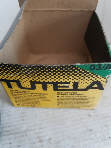 Filtro olio tutela a - filtro, 03/a