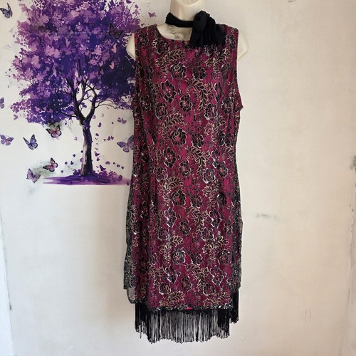Abito pizzo nero - ,