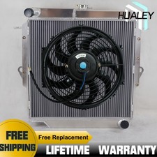 Radiatore + Ventola 16" per TOYOTA LAND CRUISER 70 SERIE FJ73/FJ75 BENZINA 1985-1993 MT