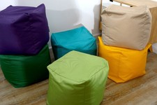 Pouf pouf poggiapiedi cubo