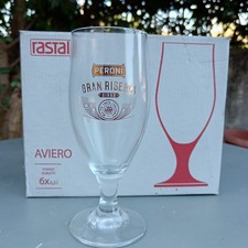 SET X 6 BICCHIERI BIRRA PERONI