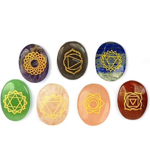 Set simboli chakra incisi - set,