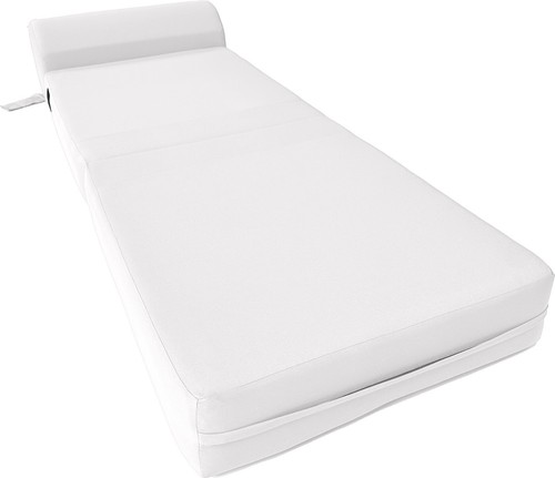 White sleeper chair folding - white,
