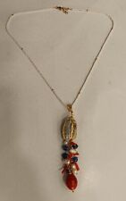 Girocollo perle ciondolo Corallo rosso naturale Perle scaramazze