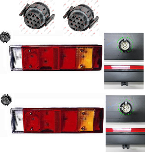 Coppia fanali post iveco 7 - fanali, post.