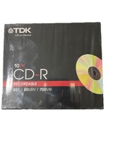 TDK CD-R RECORDABLE 52X 80min