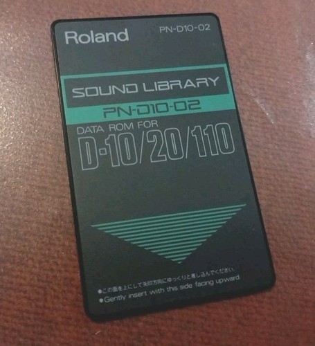 Roland card d10 - pn-d10-02, sound