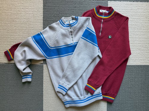 Maglione ciclismo lana vintage