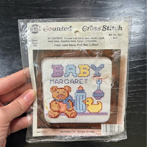 Kit punto croce bambino