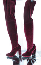 STIVALI ZARA DONNA BORDEAUX