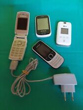 LOTTO x4 Telefoni Cellulare Vintage MOBILE PHONE SAMSUNG LG NOKIA - NON TESTATI