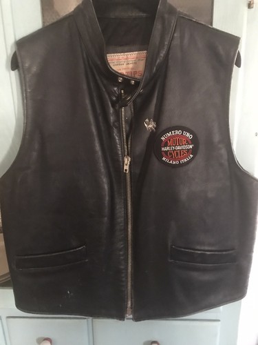 Gilet pelle harley davidson - harley,