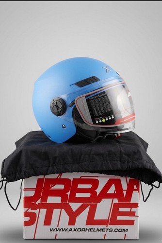 Casco kioto blu - kioto, matt