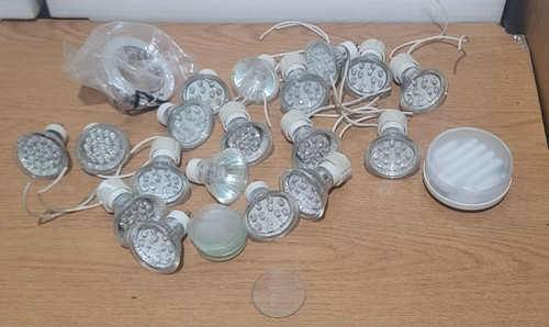 Lotto lampade faretti - 19,