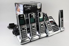 Panasonic KX-TGF975 Cordless Phone w/Block, Bluetooth, Answering Machine #G383