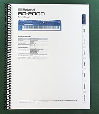 Roland RD-2000 Owner's