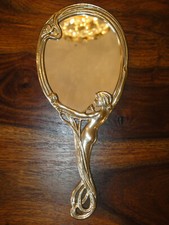 Specchio a mano stile liberty