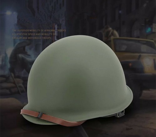 Elmetto acciaio verde army - acciaio,