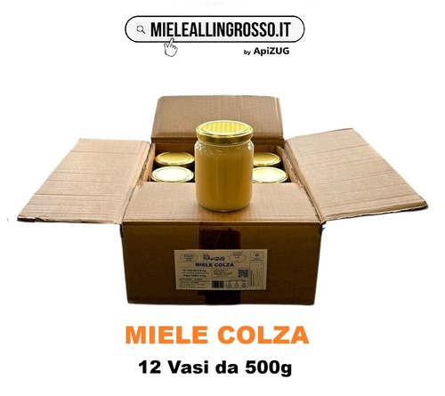 Miele colza vasetti - 12,