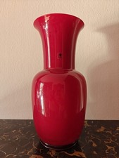Vaso Venini Opalino Rosso 1980
