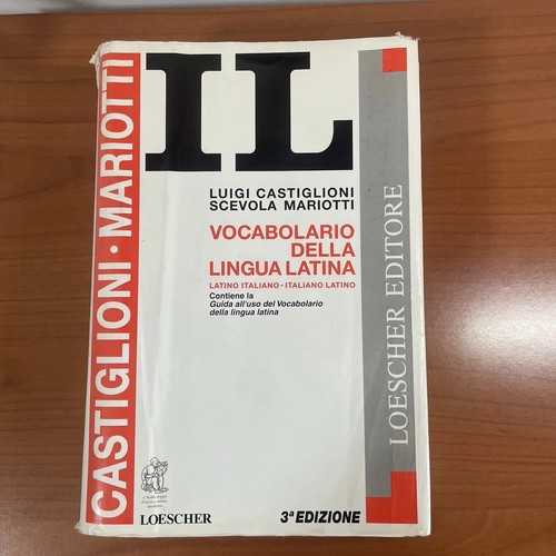Vocabolario latino terza - latino,