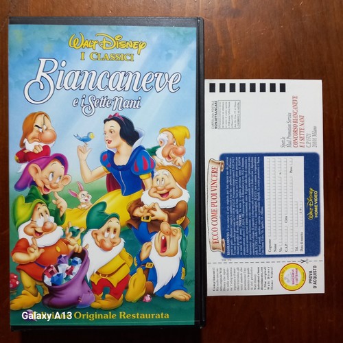Vhs walt disney biancaneve - walt, i