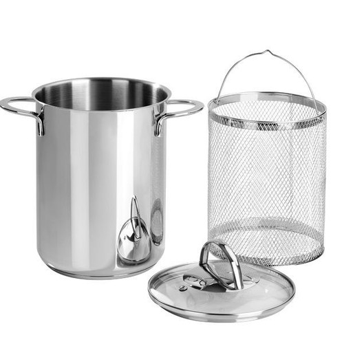 Pentola asparagera inox - pentola,