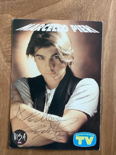 Cartolina autografata con - cartolina,