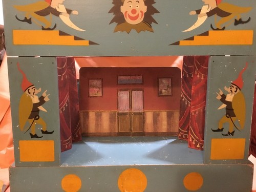Teatrino legno vintage - teatrino,