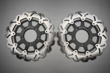 Paire Disques de Frein Avant Wave Flottant 300mm KAWASAKI ER6 N ER-6 2012-2016