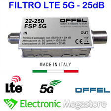 Filtro 5G antenna TV elimina interferenza LTE 5G E21÷48 OFFEL 22-250