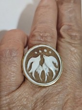 Anello Bottone  Oro Giallo 18