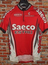 SAECO ESTRO CANNONDALE MAGLIA BICI CICLISMO SHIRT MAILLOT CYCLISM tg. L