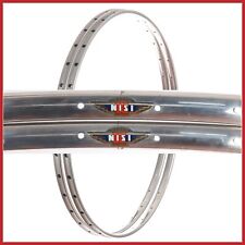 NOS NISI STRADA CERCHI 26" 650c 32H VINTAGE TUBOLARE BICI DA STRADA ANNI 70 80 BICICLETTA KID