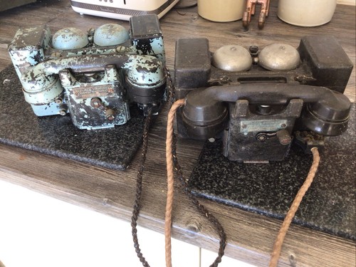 Vintage field telephones - telephones, 2