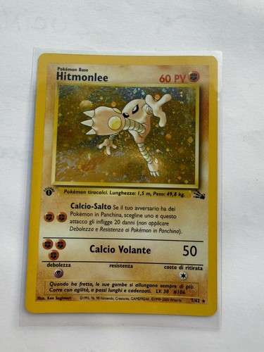 Carte pokemon hitmonlee 62 - pokemon, 7/62
