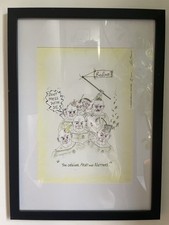 Charles Bronson art ORIGINALE 'La frutta e le noci originali' (NON STAMPA)