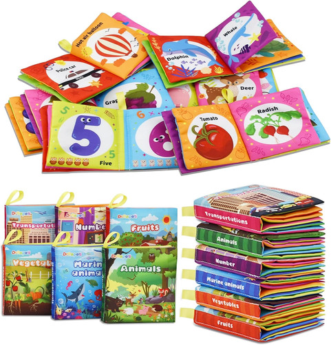 Set libri stoffa - set,