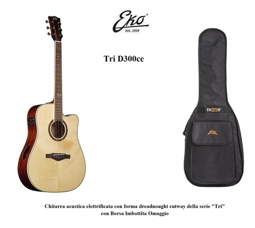 Eko tri d300ce chitarra - tri,