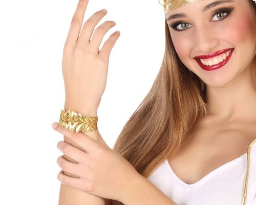 Bracciale foglie dorate - bracciale,