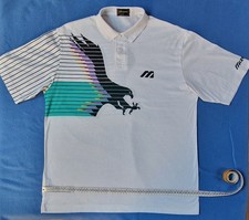 Maglia Polo Tennis Vintage Mizuno Eagle originale "Aquila"  Ivan Lendl 1991 